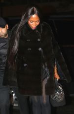 NAOMI CAMPBELL Night Out in New York 01/17/2017