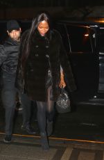 NAOMI CAMPBELL Night Out in New York 01/17/2017