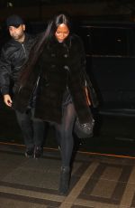 NAOMI CAMPBELL Night Out in New York 01/17/2017