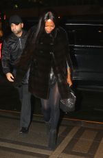 NAOMI CAMPBELL Night Out in New York 01/17/2017