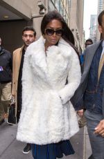 NAOMI CAMPBELL Out and About in New York 01/04/2017