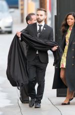 NAOMIE HARRIS Arrives at Jimmy Kimmel Live in Hollywood 01/10/2017