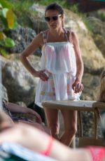 NATALIE PINKHAM on Holiday in Barbados 01/03/2017
