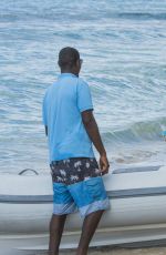 NATASHA SHISHMANIAN on the Beach in Barbados 01/01/2017