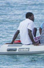 NATASHA SHISHMANIAN on the Beach in Barbados 01/01/2017