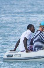 NATASHA SHISHMANIAN on the Beach in Barbados 01/01/2017