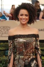 NATHALIE EMMANUEL at 23rd Annual Screen Actors Guild Awards in Los Angeles 01/29/2017