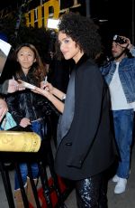 NATHALIE EMMANUEL at Chateau Marmont in West Hollywood 01/28/2017
