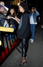 NATHALIE EMMANUEL at Chateau Marmont in West Hollywood 01/28/2017