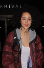 NATHALIE EMMANUEL at Los Angeles International Airport 01/16/2017