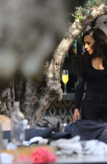 NAYA RIVERA at Gracias Madre in Los Angeles 01/24/2017