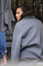 NAYA RIVERA at Gracias Madre in Los Angeles 01/24/2017