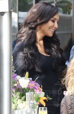 NAYA RIVERA at Gracias Madre in Los Angeles 01/24/2017