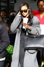 NAYA RIVERA at Gracias Madre in Los Angeles 01/24/2017