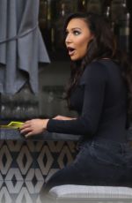 NAYA RIVERA at Gracias Madre in Los Angeles 01/24/2017
