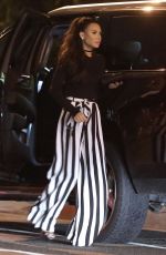 NAYA RIVERA Out for Dinner in West Hollywood 01/12/2017