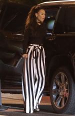 NAYA RIVERA Out for Dinner in West Hollywood 01/12/2017
