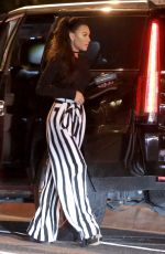 NAYA RIVERA Out for Dinner in West Hollywood 01/12/2017