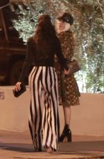 NAYA RIVERA Out for Dinner in West Hollywood 01/12/2017