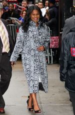 NIA LONG Arrives at Good Morning America in New York 01/12/2017