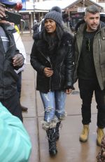 NIA LONG Out in Park City 01/21/2017