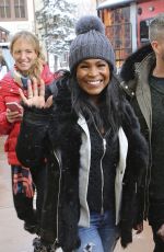 NIA LONG Out in Park City 01/21/2017
