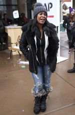NIA LONG Out in Park City 01/21/2017
