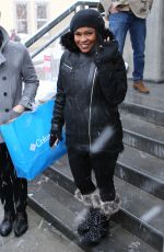 NIA LONG Out in Park City 01/22/2017