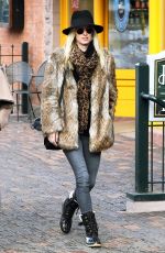 NICKY HILTON and James Rothschild Out in Aspen 12/31/2016