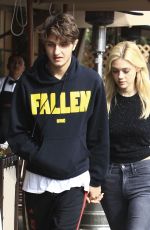 NICOLA PELTZ and Anwar Hadid Out in Beverly Hills 01/18/2017