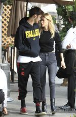NICOLA PELTZ and Anwar Hadid Out in Beverly Hills 01/18/2017