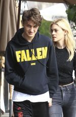 NICOLA PELTZ and Anwar Hadid Out in Beverly Hills 01/18/2017