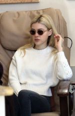 NICOLA PELTZ at a Nail Salon on Rodeo Drive in Beverly Hills 01/16/2017