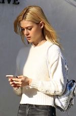 NICOLA PELTZ at a Nail Salon on Rodeo Drive in Beverly Hills 01/16/2017