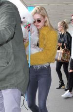 NICOLA PELTZ at LAX Airport in Los Angeles 01/04/2017