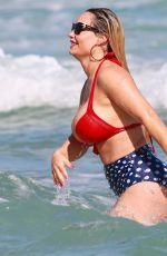 NICOLE COCO AUSTIN in Bikini at a Beach in Miami 01/17/2017