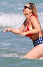 NICOLE COCO AUSTIN in Bikini at a Beach in Miami 01/17/2017
