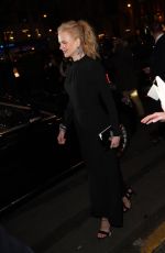 NICOLE KIDMAN Night Out in Paris 01/24/2017