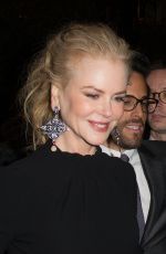 NICOLE KIDMAN Night Out in Paris 01/24/2017
