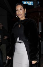 NICOLE MURPHY Out for Dinner in West Hollywood 01/03/2017