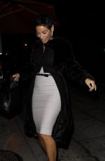 NICOLE MURPHY Out for Dinner in West Hollywood 01/03/2017