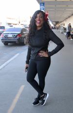 NIECY NASH at LAX Airport in Los Angeles 12/229/2016