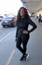 NIECY NASH at LAX Airport in Los Angeles 12/229/2016