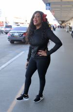 NIECY NASH at LAX Airport in Los Angeles 12/229/2016