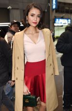NINA DOBREV Arrives at Her Hotel in New York 01/18/2017