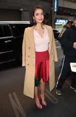 NINA DOBREV Arrives at Her Hotel in New York 01/18/2017
