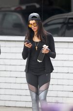 NINA DOBREV Leaves a Gym in Los Angeles 01/03/2017