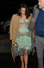 NINA DOBREV Out and About in London 01/10/2017