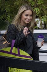 OLA JORDAN Leaves ITV Studios in London 01/12/2017