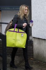 OLA JORDAN Leaves ITV Studios in London 01/12/2017